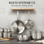 KOCH SYSTEME CS 10 Piece Stainless Steel Pots and Pans Set,  Kitchen Cookware Sets, Induction Ready, Oven Safe to 450°F