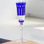 Crystal Flute Champagne Glasses Multicolor Wine Glass Cup Handmade Hand Carved Edo Kiriko Wedding Gift With Gift Box 1PC