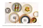 Nordic Style Ceramic Rice Bowl Underglaze Japanese Breakfast Bowl High Aesthetic Value round Shape Dinnerware Set