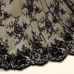 High-end French-style positioning lace wedding dress, formal dress fabric, tablecloth, curtain accessories, 1.5 meters wide