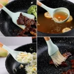 12PCS Food Grade Silicone Kitchen Cookware Utensils Turner Spatula Measuring Spoons Practical Cooking Tool Kitchenware Set