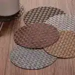 Waterproof Round Anti-slip Heat Resistant Woven Coasters Placemat Hot Drink Coffee Tea Wine Mug Cup Pad Mats – in a cozy