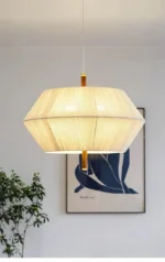 Wabi Sabi Hemp Rope Rattan Led Pendant Light For Living Room Dining Room Bar Hotel Wood Chandelier Hanging Lamp Fixture