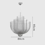 Netherland Moooi Designer LED Chandelier Lustre Minimalist Iron Pendant Light Room Decoration Loft Living Hanging Lamps
