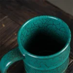 Large ceramic coffee mug in stoneware, 600ml capacity, perfect for coffee and tea