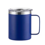 12oz Stainless Steel Mug with Handle Insulated Coffee Cup Insulated Tumbler Sliding Lid Gift for Camping, Office, Home,