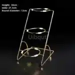 Stainless Steel Oblique mouthed Sauce golden Bowl rack Hot Pot Buffet Seasoning basket Jar dish Container Salad Spherical