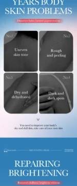 Body Whitening Cream Dark Skin Armpit Lightening Intimate Areas Underarm Bleaching Private Parts Whiten Cream Body Lotion