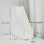 Desktop Book Storage Box Stationery Organizer Desk Storage Rack Bookshelf Pen Holder Organiser Cute Book Stand Bookcase File