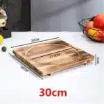 Wood Pot Holder Wooden Trivets Bowl Trivet Hot Stone pot Mat Korean Dolsot Plate Base Placemat Bibimbap Coaster Pan Dish