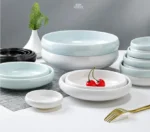 Melamine Imitation Porcelain Small Plate Korean Disc Restaurant Tableware Creative Small Bowl – base detail