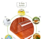 Ultrathick Soft Glass Tablecloth Transparent PVC Table Cloth Waterproof Oil Proof Kitchen Dining Rectangular Table Cover