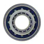 European Geometric Pattern Ceramic Dinner Plate Restaurant Hotel Tableware Bone China Dishes Steak Pasta Plate Kitchen