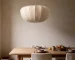Nordic Minimalist Wabi Sabi Fabric Chandelier Living Dining Room Bedroom Pendant Light Indoor Home Decor Hanging Lamp Fixture