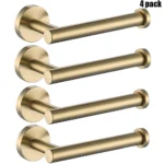 Brushed Gold Toilet Paper Holder Bathroom Hardware Accessories SUS 304 Stainless Steel Modern Tissue Paper Roll Holder.