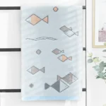 Cotton Gauze Hand Towel for Children and Adults, Face Towel, 35*75 cm, High Quality, 2 pcs, 3 pcs, 5 pcs – in a cozy room