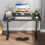 JHK Ergonomic Electric Standing Desk Height Adjustable Computer Desk Large Work PC Table Home Office Writing Gaming Desks