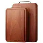 New Ebony Wood Cutting Board Antibacterial Anti Mold Kitchen Chopping Board Double Sided – styled in a modern Living setting
