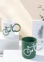 1pc Bike-Shape Bathroom Food-Safe PP Cup Toothbrush Holder Mug Unbreakable And Reusable Gargle Cups Bathroom Mouthwash Mugs