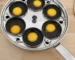 Egg Poacher Pan Stainless Steel Egg Steamer universal Induction Cooktop Egg Steamer Frying Pan for Breakfast Steamed Egg