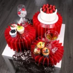 Paper Folding Dessert Table Cupcake Display Stands for Buffet Party Birthday Wedding Window Display Stand Centerpiece Decoration - Image 2