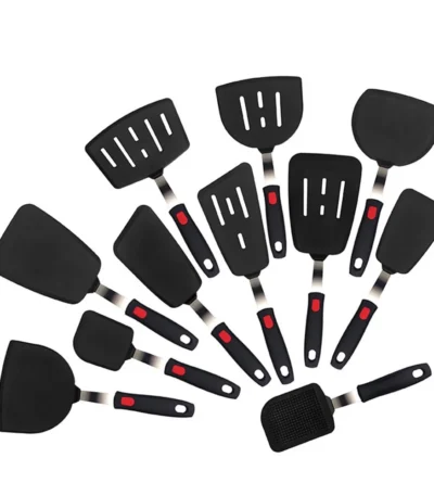 Silicone Spatula for Non Stick Pots High-temperature Resistant High Quality Stir Spring Steel Fry Spatula tools Kitchen