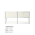 Module Modular DIY Furniture Sideboard Customized Size  Cabinet Stainless Steel Tv Stand Living Room - Image 7