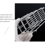 Bathroom Toothbrush Holder Stainless Steel Black Sliver Tooth Brush Holder Toothpaste Holder Stand Bathroom Organizer