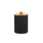 Bathroom Toiletries Set Container Hand Soap Dispenser Toothbrush Holder and Cotton Ball Box Bathroom Decor Apothecary Jars