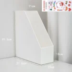 Desktop Book Storage Box Stationery Organizer Desk Storage Rack Bookshelf Pen Holder Organiser Cute Book Stand Bookcase File
