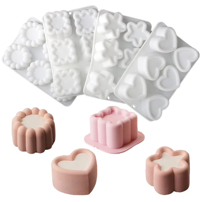S2b26f2bd617a4dba80906b1ab0df7f2cl.webp Silicone Mousse Cake Mold Square Flower Easy Using Non-stick Chocolate Dessert Baking Mold for Cake Decorating DIY Bakeware Tool - Image 1
