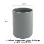Ceramic Storage Canister Nordic Kitchen Utensil Holder for Spoons Spatulas Cooking Tools Organizer – side view