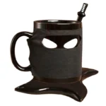 Ninja Mugs Water Cup Creative Funny Mugs with Lid Spoon Set Porcelain Kitchen Utensils Drinkware Mug Coffe Kawaii Cup – top