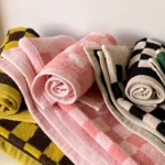 The new spell color restoring ancient ways the checkerboard long-staple cotton towel wash a face to face towel bath towel - Image 5