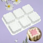 Silicone Mousse Cake Mold Square Flower Easy Using Non-stick Chocolate Dessert Baking Mold for Cake Decorating DIY Bakeware Tool - Image 2
