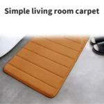 40*60CM Memory Foam Bath Mat, Quick Dry Super Soft Absorbent Bathroom Rug Non Slip, for Floor & Tub - Image 35