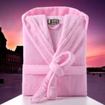 Cotton Hooded Bathrobe Men 100%Long Terry Towel Big and Tall Towel Bathrobe Male Terry Cloth Bath Robe Sleeping Dressing