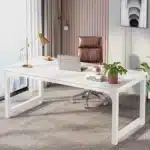 Tribesigns Modern Computer Desk Large Office Desk Computer Table Study Writing Desk Workstation for Home Office – in a cozy
