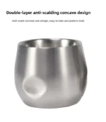 150ml 200ml Durable Coffee Mug Espresso Cup,Double Insulation 304 Stainless Steel coffe Cups Kitchen tools coffee