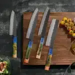 1-4 PCS Kitchen Knife set Damascus Steel Japanese chef Knife Santoku Knife Nakiri Knife kiritsuke knife Stable wood Handle