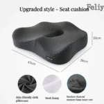 Memory Foam Office Chair Cushion Car Seat Support Pads Buttocks Pillow Massage Hips Orthopedic Pillow Coccyx Pain Relief