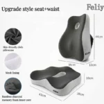 Memory Foam Office Chair Cushion Car Seat Support Pads Buttocks Pillow Massage Hips Orthopedic Pillow Coccyx Pain Relief
