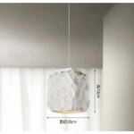 Wabi Sabi Style Japanese Style Chandelier New Design for Restaurant and Living Room Minimalist Chandelier for Homestay