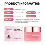 Goldoma moisturizer gel in a clear jar, light reflection on surface.