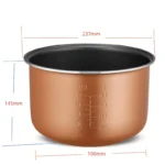 5 liter multicooker bowl with steam insert and accessories