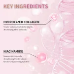 Goldoma Niacinamide moisturizer jar with gold lid, on marble counter.