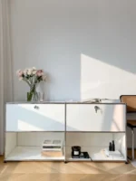 Modern Living Room Cabinet Modular Sideboard Storage Cabinets Combination TV Stand for Customizable Steel Frame Wood  Furniture - Image 41