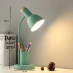 Nordic Creative Table Lamp Fashion Pen Holder Art Simple LED Lights/Office Eye Protection Reading&Living Room Bedroom