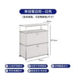 Modern Living Room Cabinet Modular Sideboard Storage Cabinets Combination TV Stand for Customizable Steel Frame Wood  Furniture - Image 17