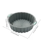 Silicone Cake Molds Non-Stick 3D Spiral Pattern Oven Baking Pan Heat Resistant Jelly Cake Bread Muffin Mold Kitchen Bakeware - Image 18